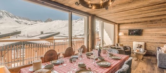 Renovated apartment 71m2 3 bedrooms in Tignes, south balcony, Wifi, parking