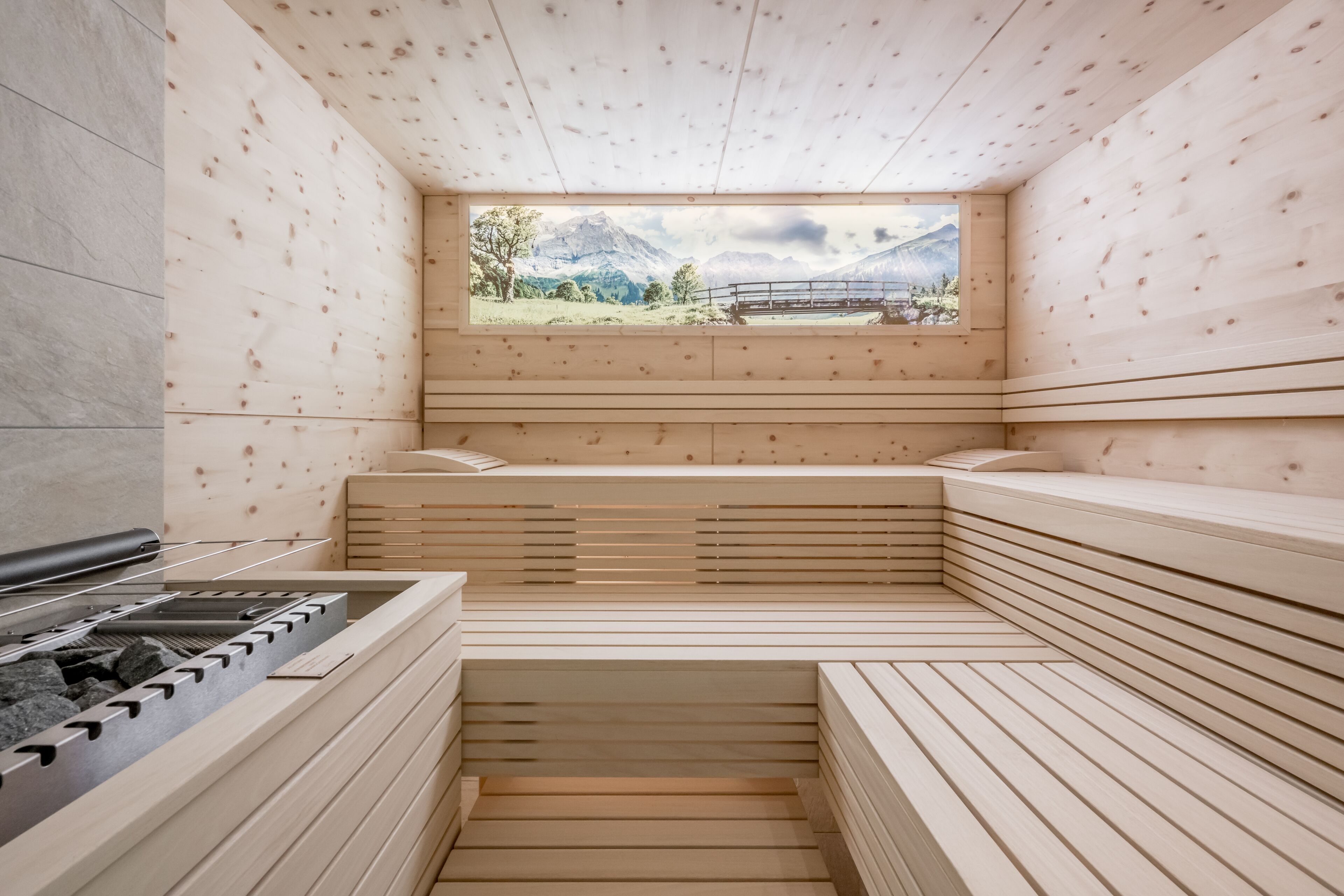 sauna, steam room