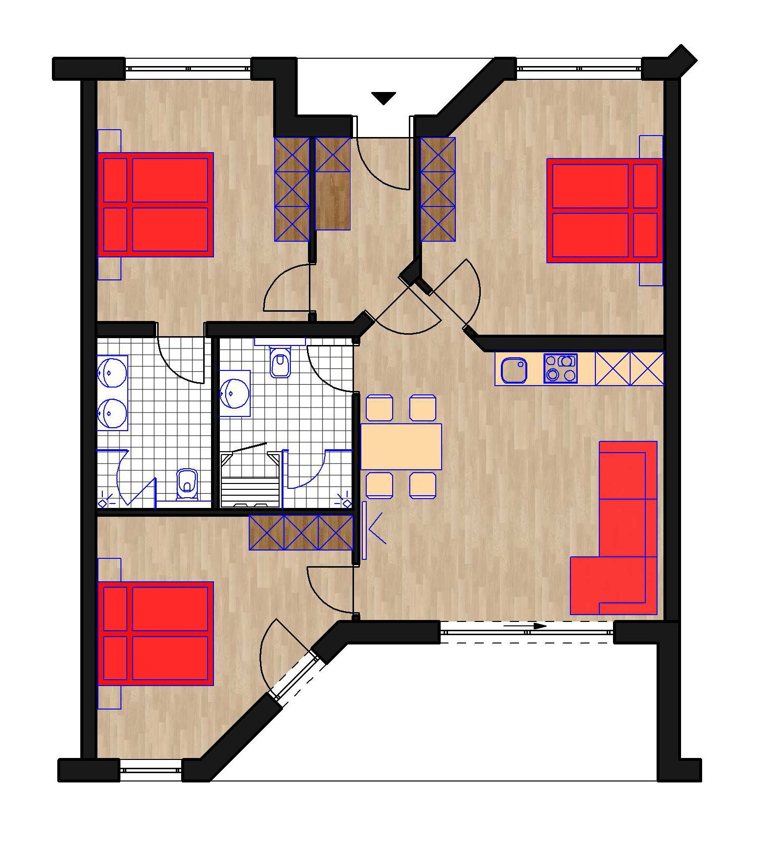 exclusive apartment | floor plan