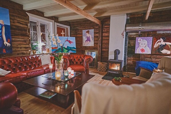 Sala de estar en el lobby