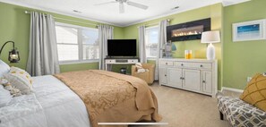 3 soverom, skrivebord, strykejern/-brett og wi-fi