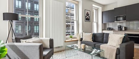 Smart-tv en een kantoor