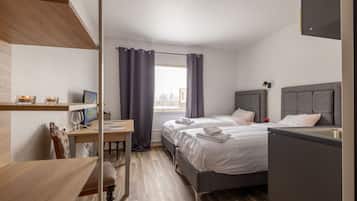 Studio Medium | Individually furnished, desk, blackout drapes, soundproofing