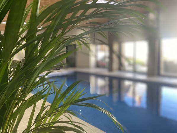 Indoor pool, a heated pool