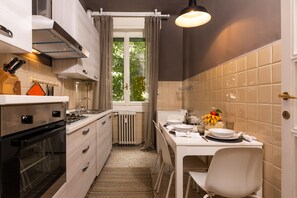 Appartamento, 2 camere da letto | Cucina privata | Forno, piano cottura, bollitore elettrico