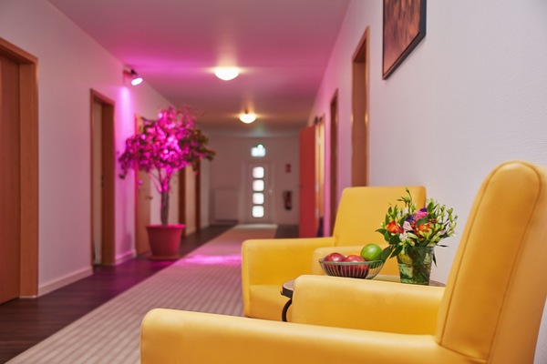 Sala de estar en el lobby