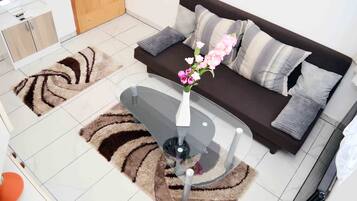 Grand-huoneisto | Oleskelualue | LCD-televisio