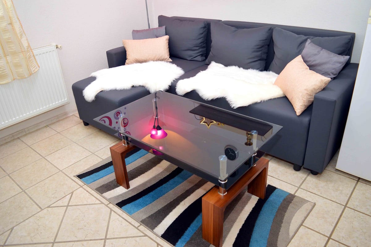Deluxe-Apartment | 1 Schlafzimmer, kostenloses WLAN, Bettwäsche