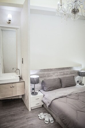 Doppelzimmer | Verdunkelungsvorhänge, Bettwäsche