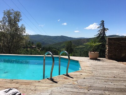 Detached cozy family home with pool, outdoor sauna and beautiful views