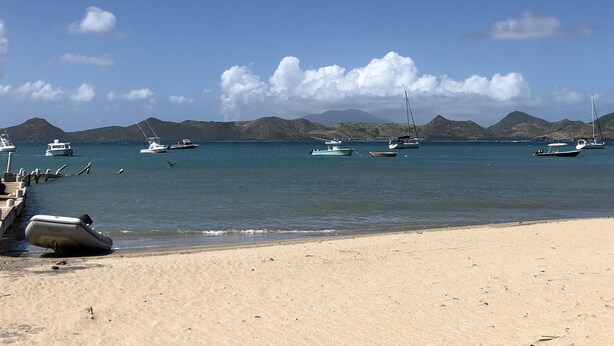 Sun loungers, beach towels