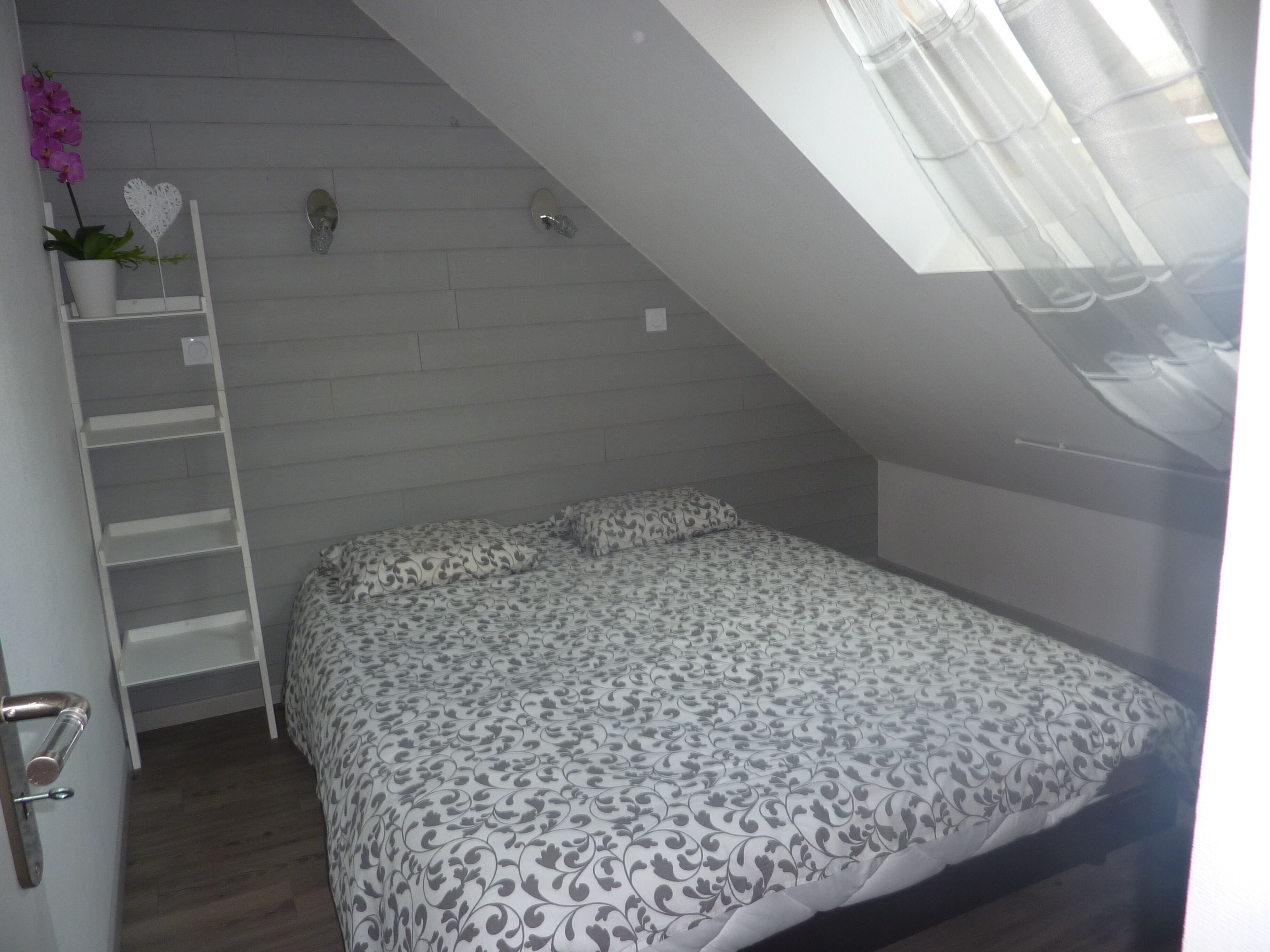 2 habitaciones, tabla de planchar con plancha y cuna de viaje 