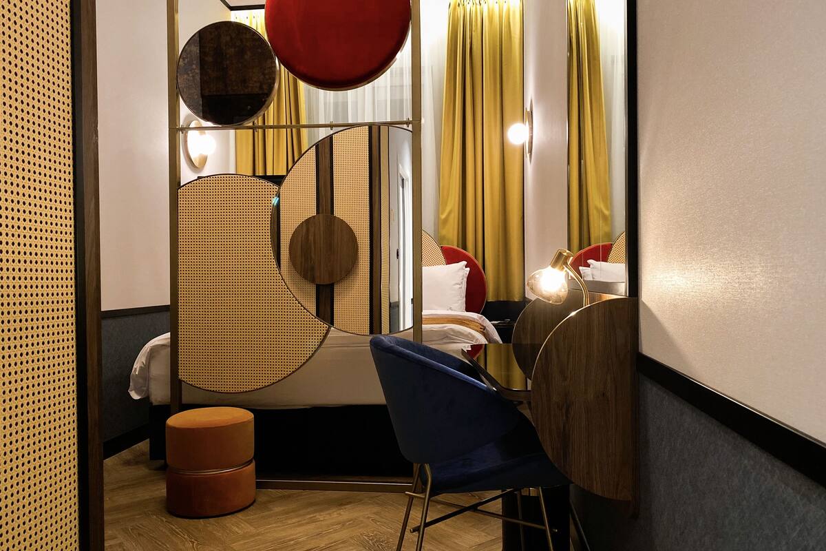 Small Double Room | In-room safe, desk, laptop workspace, blackout drapes