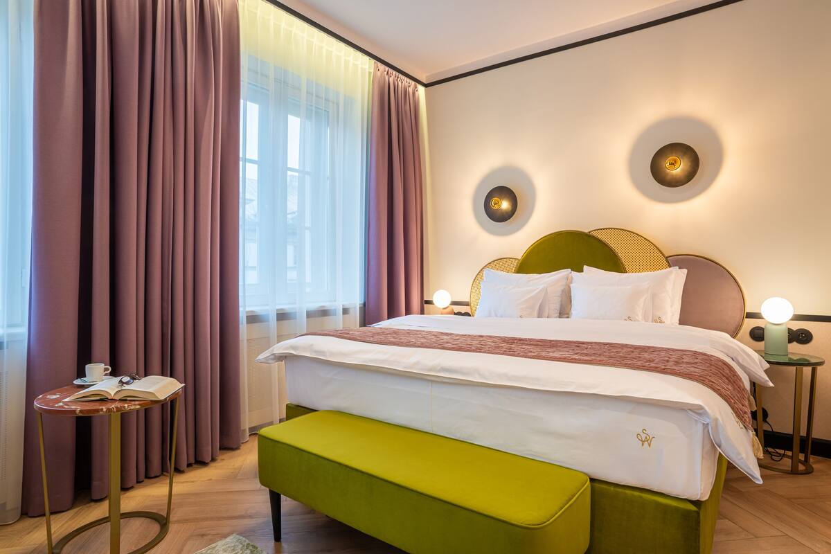 Superior Double Room | In-room safe, desk, laptop workspace, blackout drapes