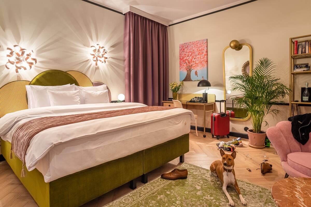 Deluxe Double Room | In-room safe, desk, laptop workspace, blackout drapes