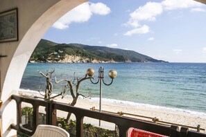 Apartment, 2 Bedrooms (Trilo 2, External Kitchen) | Balcony view - Villa Emanuela (Campo nell'Elba)
