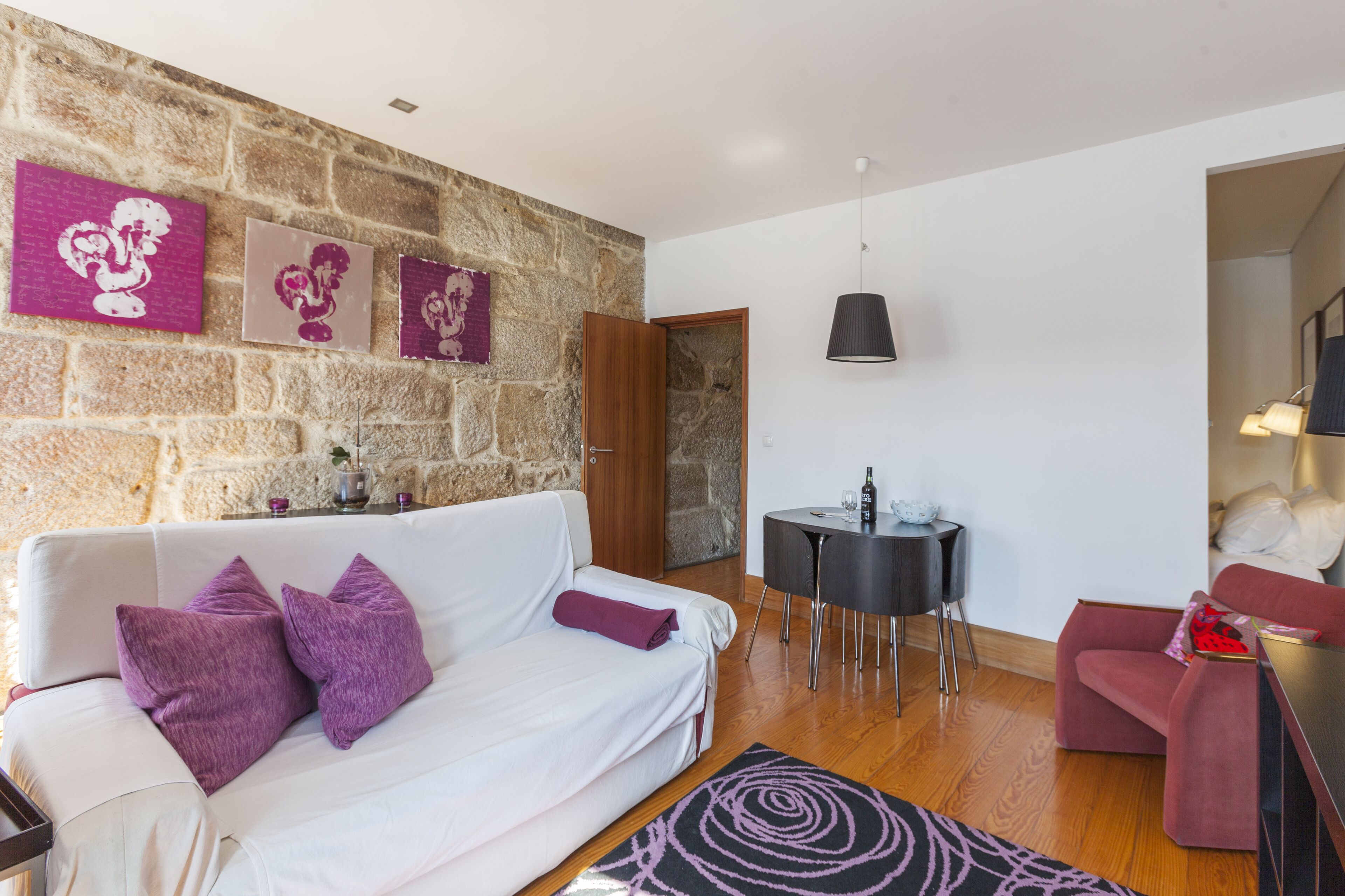 standard apartment, 1 bedroom, river view | living room | 32-inch lcd tv with cable channels, tv