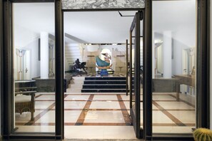 Interior entrance