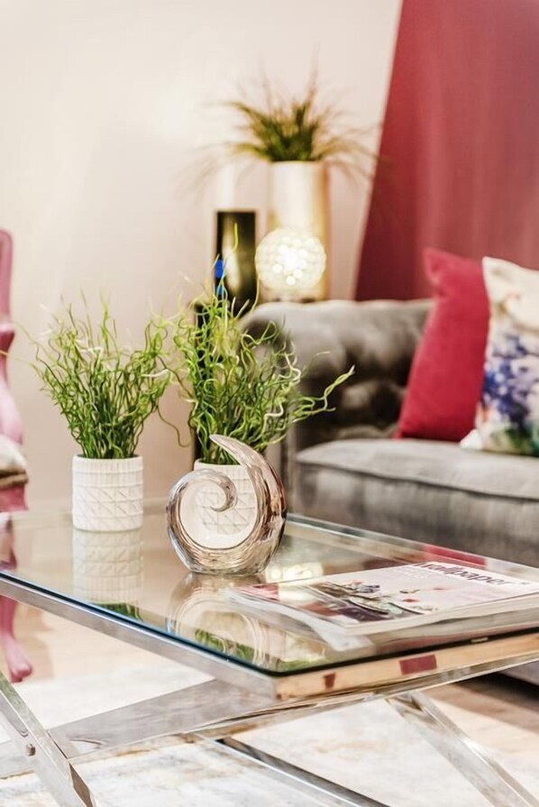 Three-Bedroom Apartment | Living room