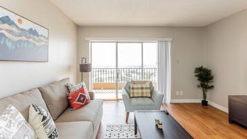 Individually decorated, individually furnished, iron/ironing board