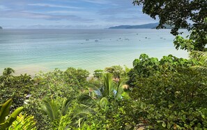 Vue sur la plage/l’océan