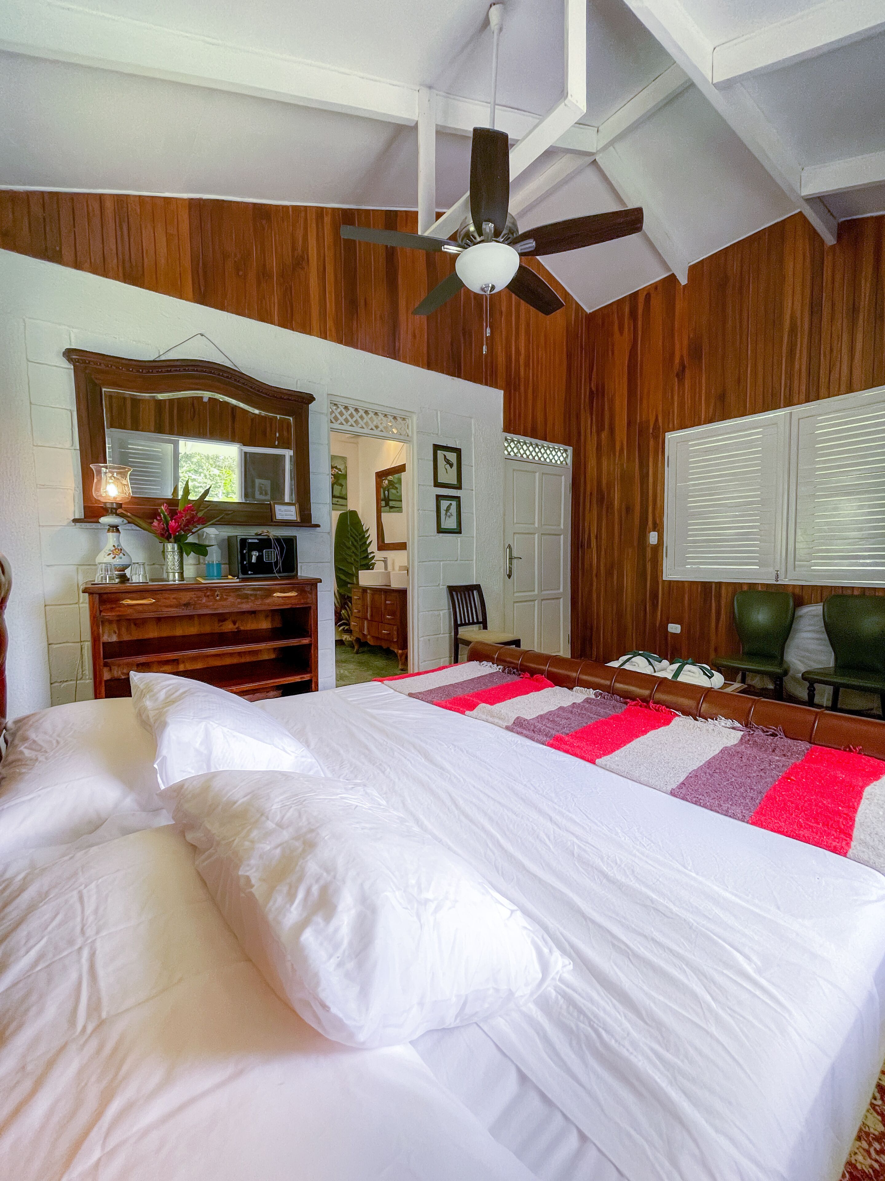 Villa Room - Birds Room | Down comforters, desk, laptop workspace, free WiFi