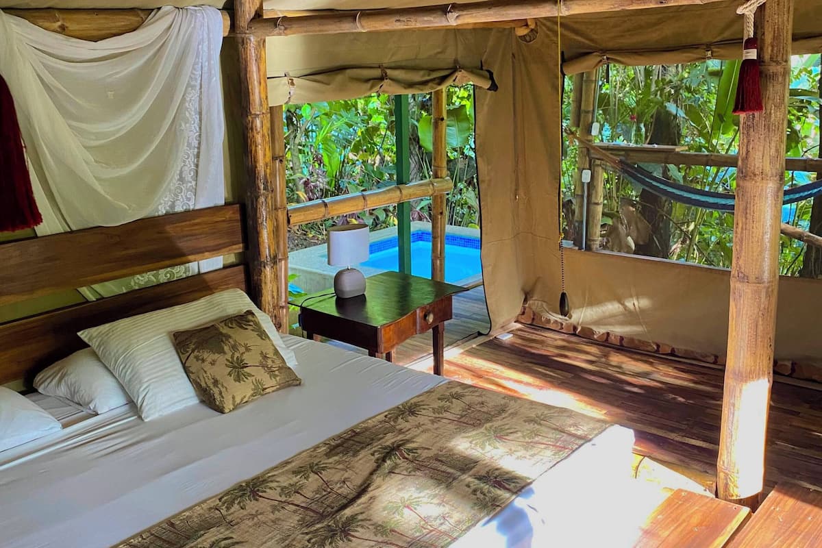 Glamping Tent - Hemingway | Down comforters, desk, laptop workspace, free WiFi