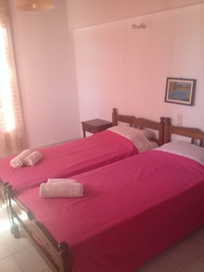 1 bedroom, WiFi, bed sheets - Panoramic view apartment for 2 people near Ornos beach  (Ornos Mykonos)