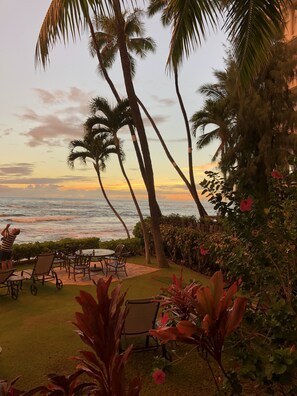 Terrace/patio - OCEANFRONT PROPERTY DIAMOND HEAD BEACH HOTEL unit 704 (Honolulu)