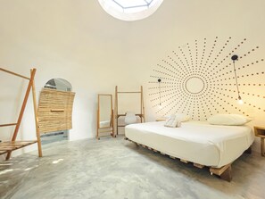 华丽套房, 1 张特大床, 花园景观 (Dome with Panoramic View) | 高档床上用品、加厚床垫、客房内保险箱、特色装修