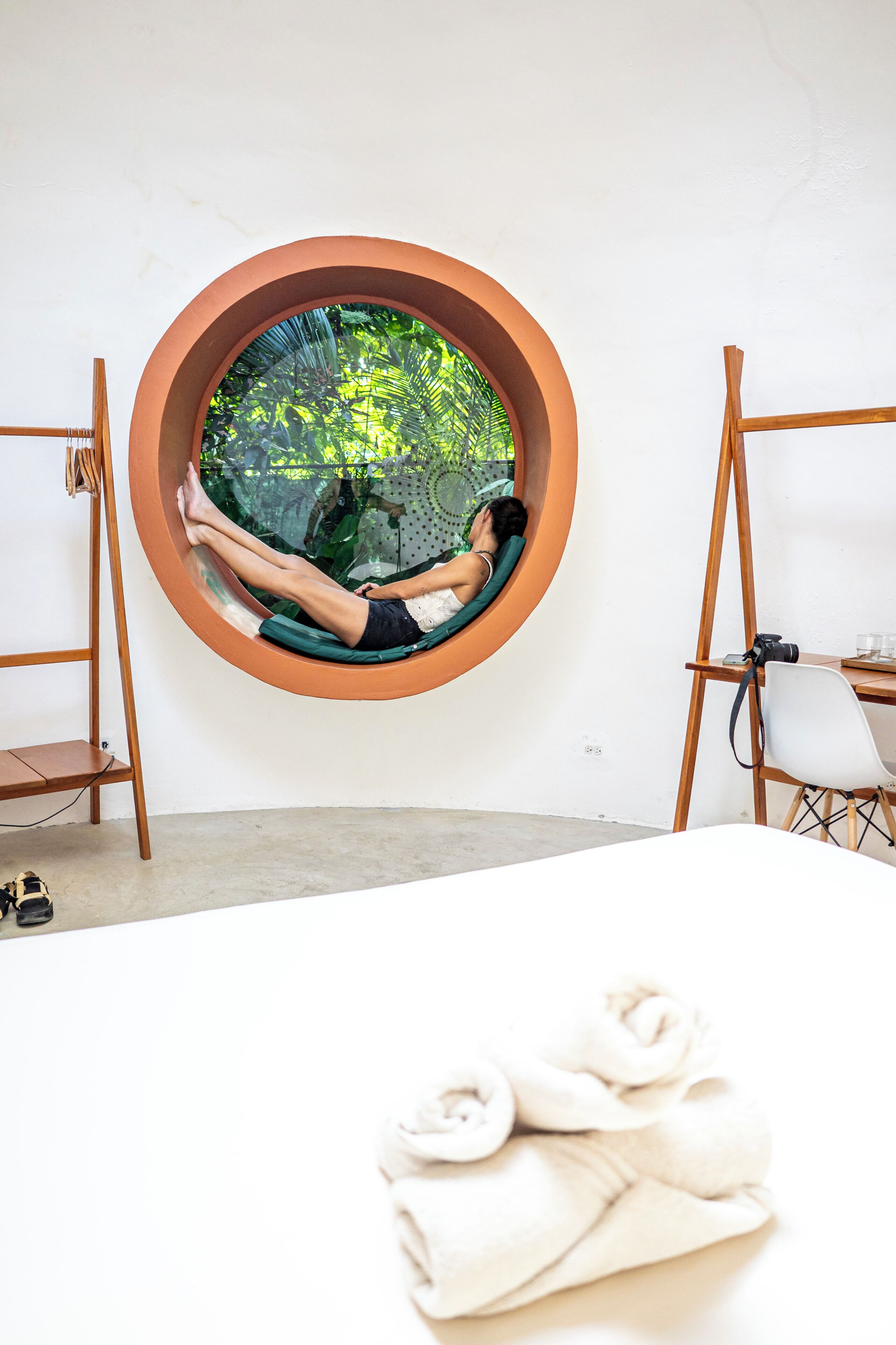 Deluxe-suite - 1 kingsize-seng - udsigt til have (Dome with Panoramic View) | Premium-sengetøj, senge med topmadrasser, pengeskab på værelset