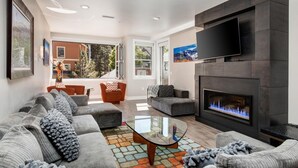 Condo, 3 Bedrooms | Living room | TV - 820 Park Ave #203 by Park City Lodging (Park City)