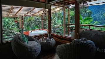 Deluxe Cabin | Living area