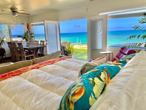 2 soverom, skrivebord, strykejern/-brett og wi-fi (mot et tillegg)