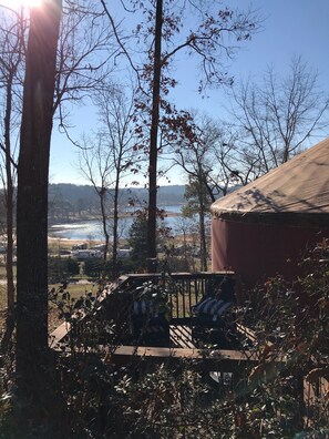 Property grounds - Red Yurt in Clear Creek Cove RV Resort sleeps 6 Logan Martin Lake (Talladega)