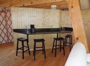 Interior - Red Yurt in Clear Creek Cove RV Resort sleeps 6 Logan Martin Lake (Talladega)