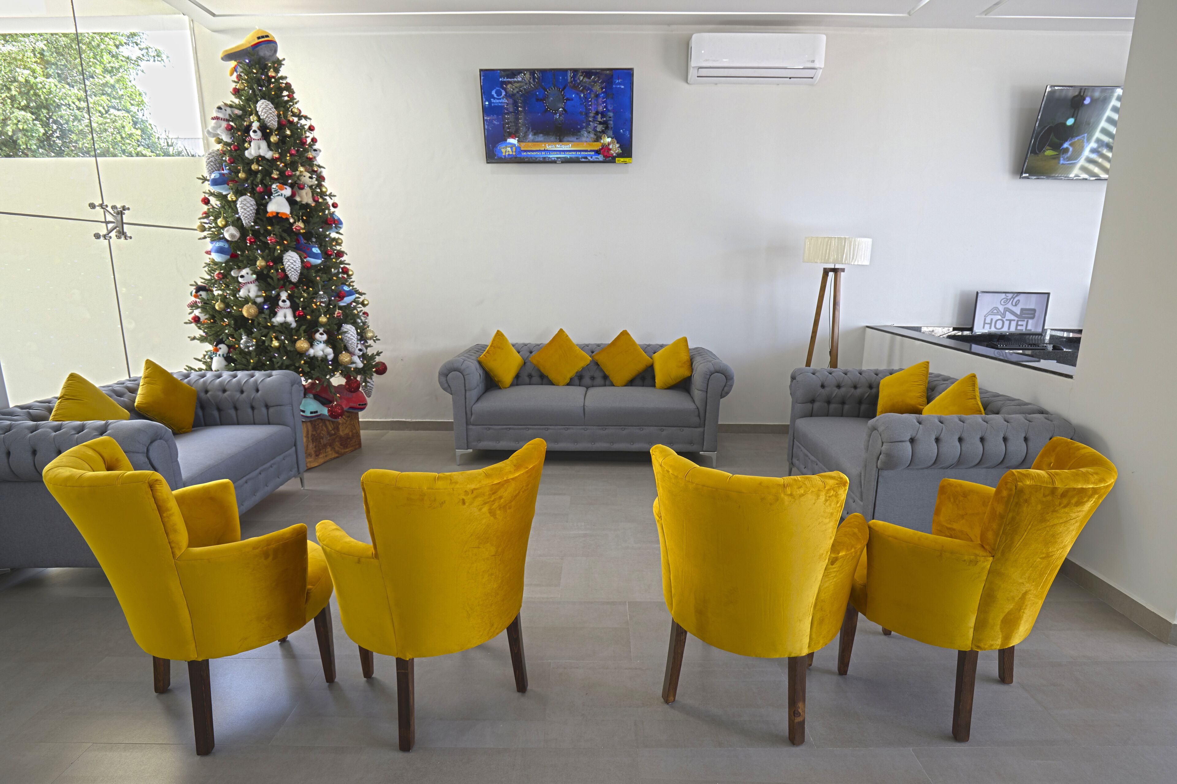 Sala de estar en el lobby