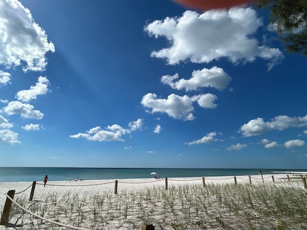 Beach nearby, beach towels