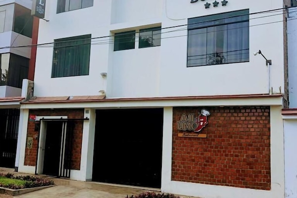 Fassade der Unterkunft