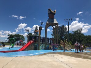 Una piscina riscaldata