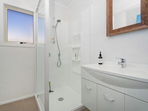Shower, hair dryer