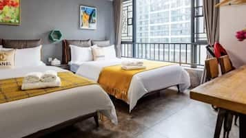 2 chambres, literie de qualité supérieure, couette en duvet d'oie
