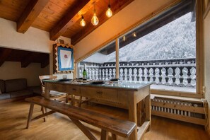 Living room - Androsace 53 Walk to Ski Lifts + Pool & Mont-Blanc View in Argentière, Argentière (Chamonix), France (Argentière (Chamonix))