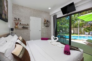 3 bedrooms, in-room safe, soundproofing, iron/ironing board - Paradise Island Villa 3 features a private swimming pool in a luxurious tropical park. (Rawai)