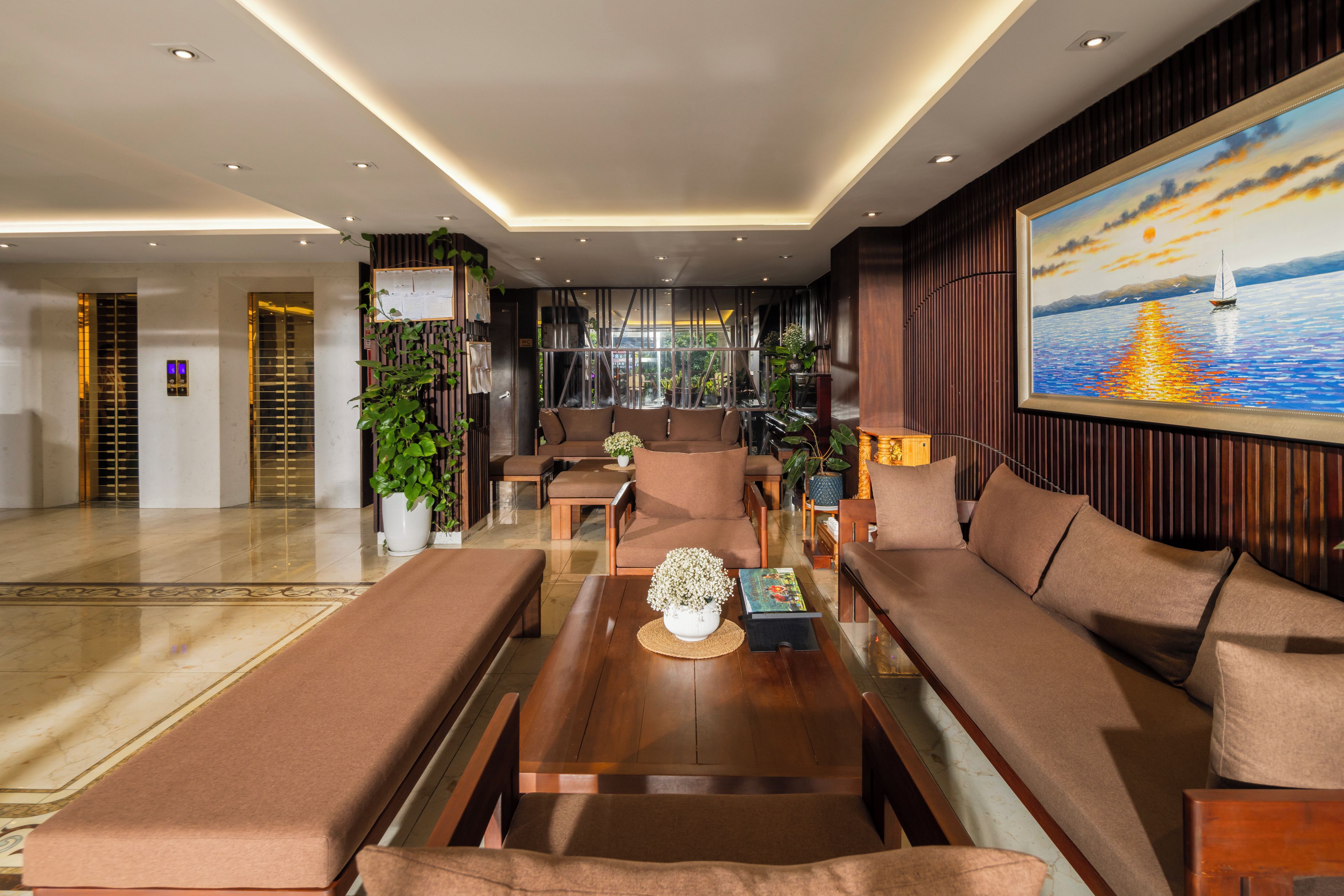 Khu tiếp khách ở sảnh