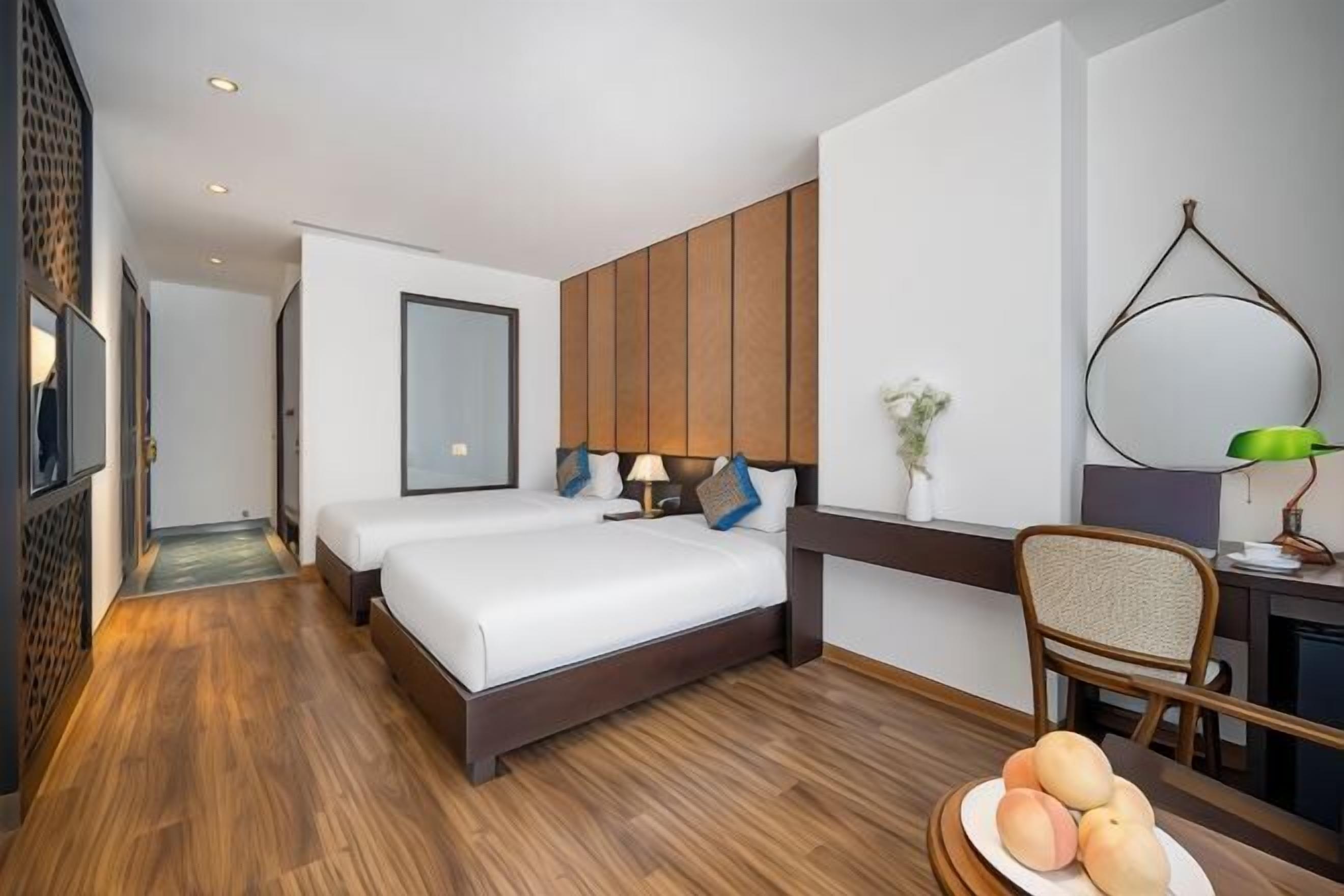 고급 침구, 오리/거위털 이불, 메모리폼 침대, 미니바