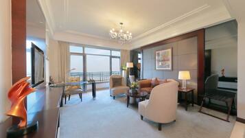 Basic Suite | Premium bedding, down duvets, memory-foam beds, minibar