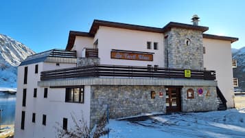 Voorkant van accommodatie