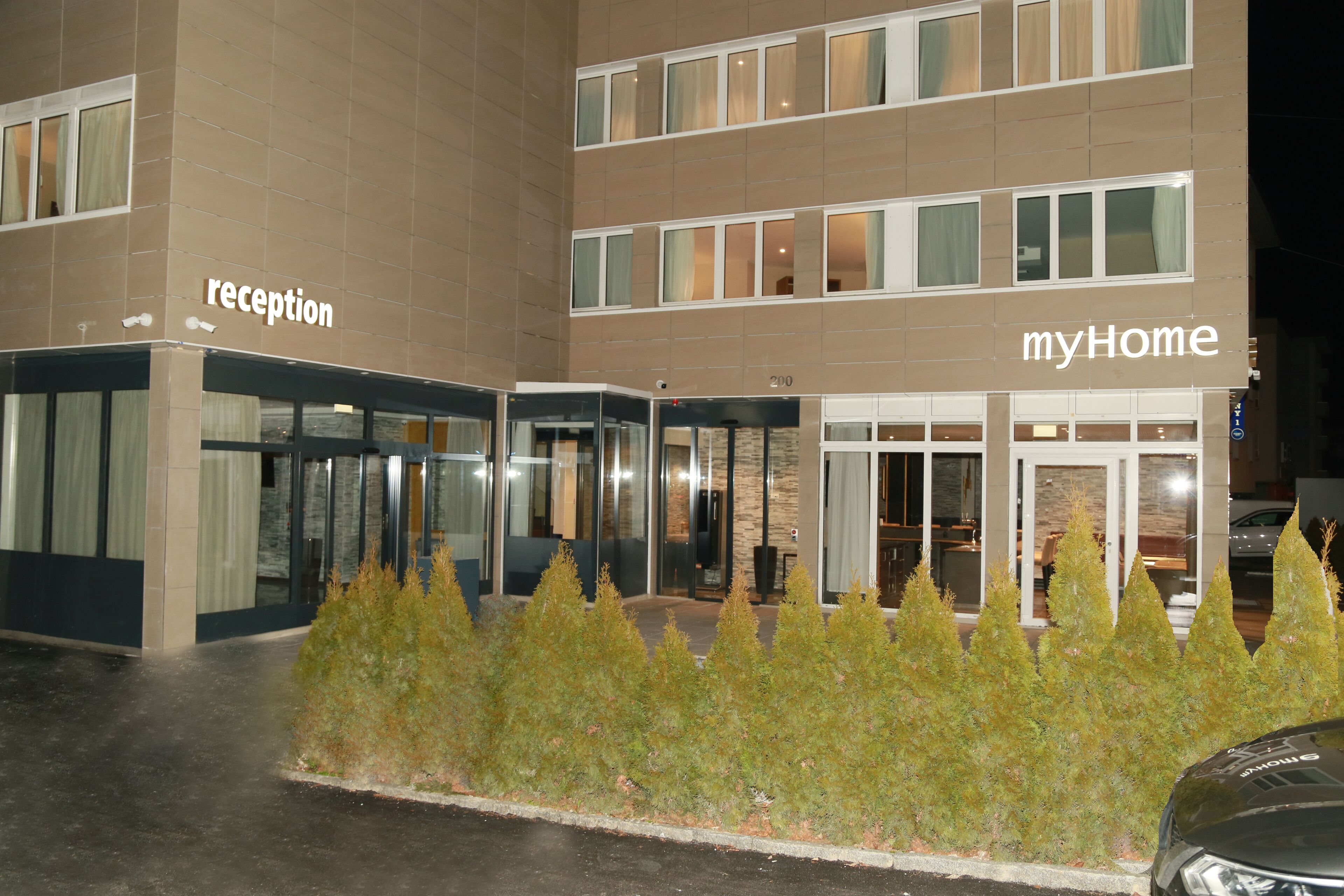 Front of property - evening/night