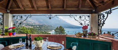 Executive Villa, 1 Bedroom, Sea View | Terrace/patio